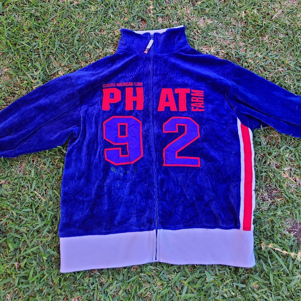 Phat farm velor sweater